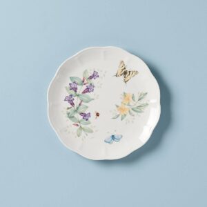 Tiger Swallowtail Floral Dinner Plate